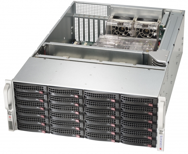 Сервер Supermicro в 4U корпусе под 3,5" HDD