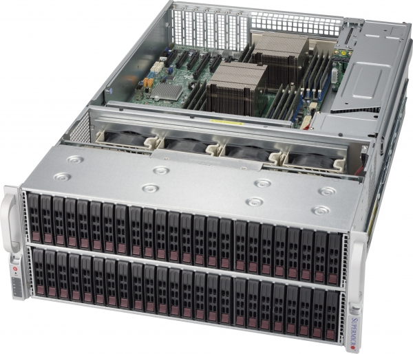Сервер Supermicro в 4U корпусе под 2,5" HDD